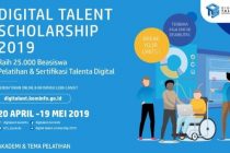Pendaftaran Beasiswa Digital Talent Scholarship 2019 Dibuka untuk 25.000 Peserta