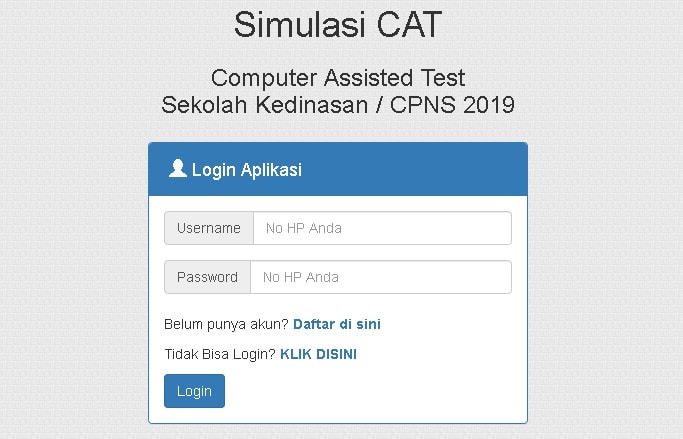 Simulasi CAT CPNS 2019 Online Gratis, Tes Kemampuan Anda Di Sini