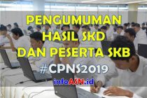 Pengumuman Hasil SKD CPNS 2019